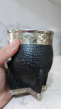 Imperial cuero croco con base de alpaca