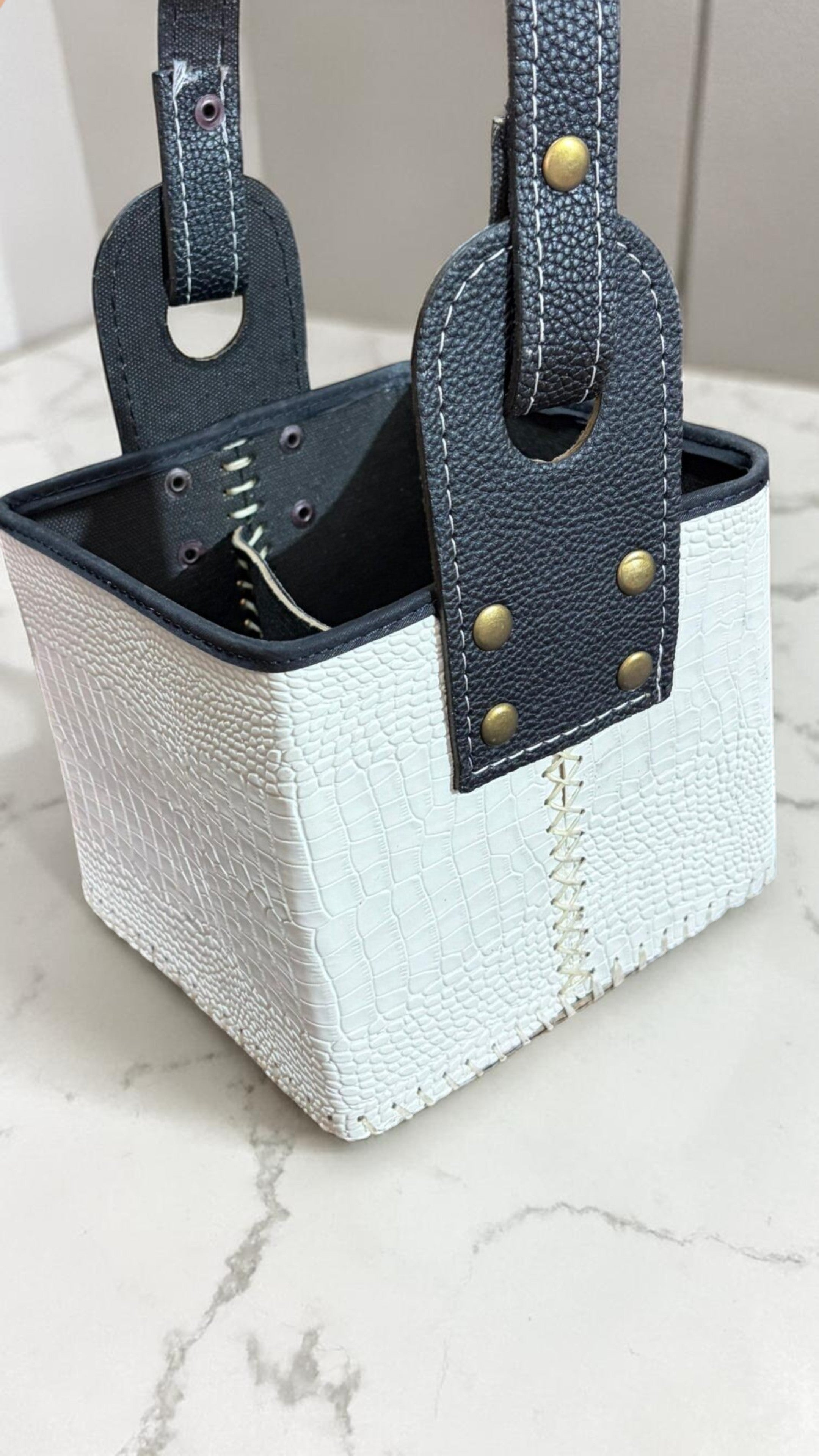 Matera croco doble costura premium
