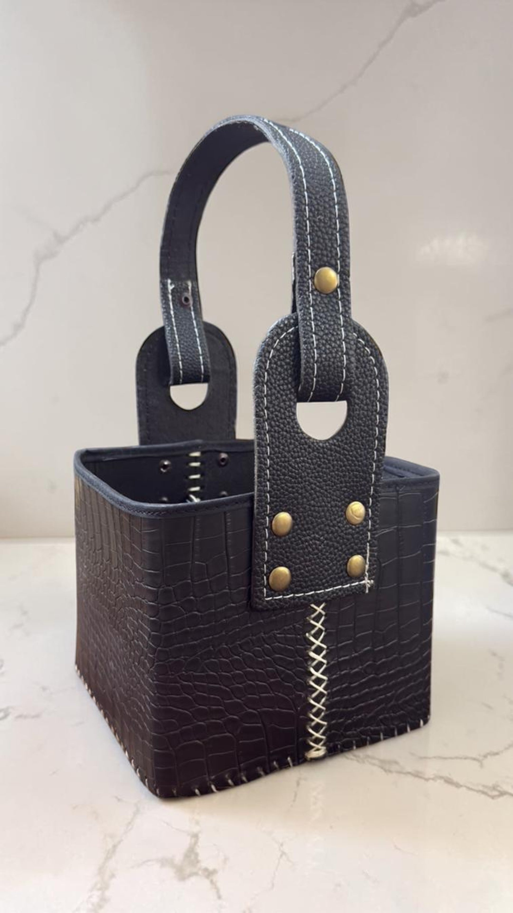 Matera croco doble costura premium