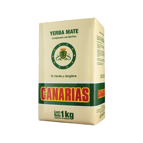 Yerba Canarias Té Verde y Jengibre