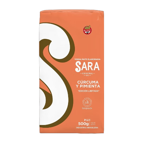 Yerba Sara Cúrcuma y Pimienta
